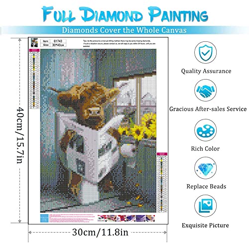 Highland Cow | Diamond Painting