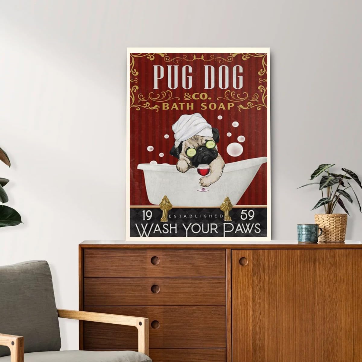 Dog Pug | Diamond Painting