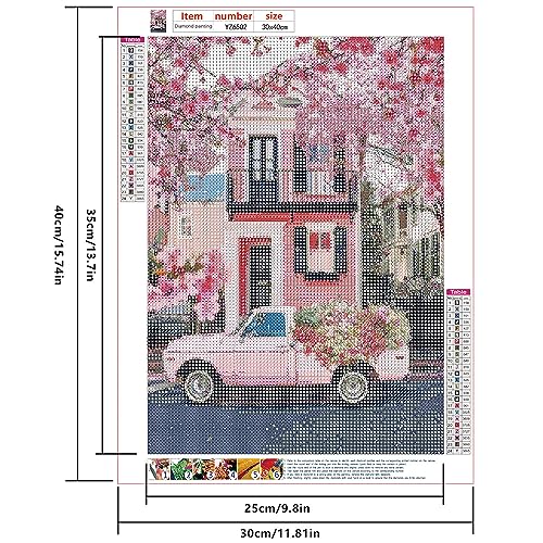 Pink Car | Diamond Painting