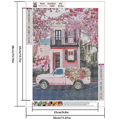 Pink Car | Diamond Painting