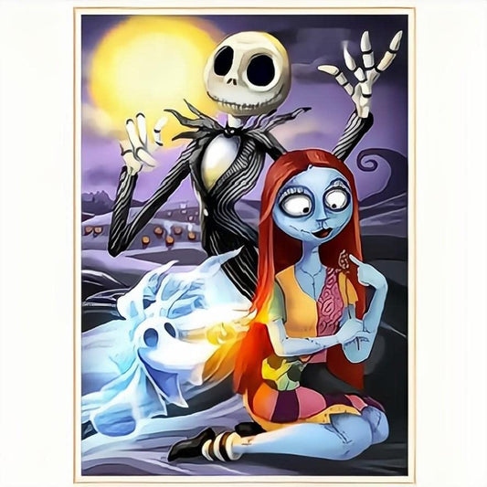 Couple Skeleton Halloween | Diamond Painting