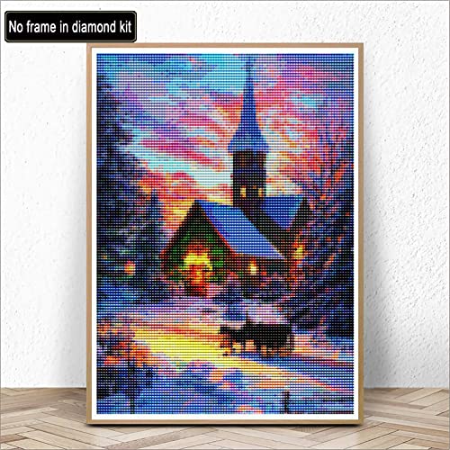 Snow Scene Christmas | Diamond Painting