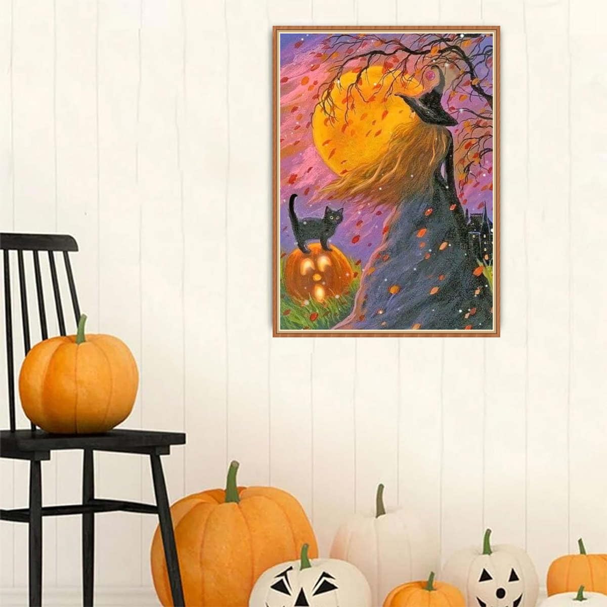 Witch Cat Halloween | Diamond Painting