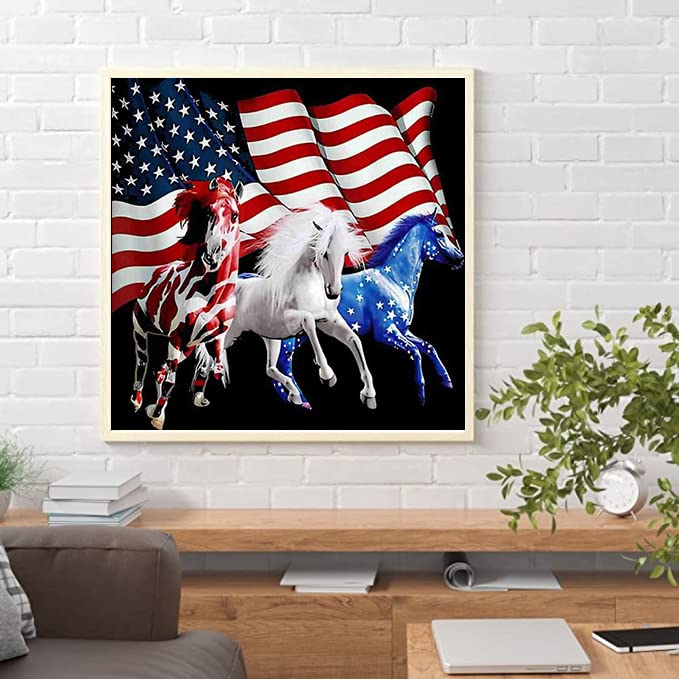 White Horse | Diamond Painting