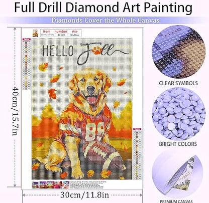 Golden Retriever Dog | Diamond Painting