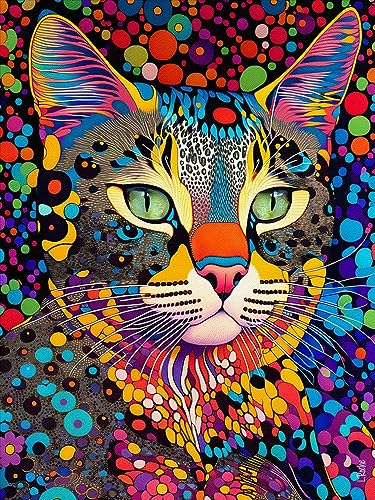 Colorful Cat | Diamond Painting