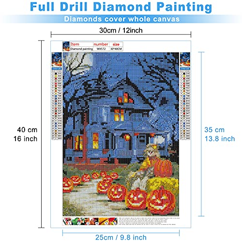 Pumpkin House Halloween | Diamond Painting