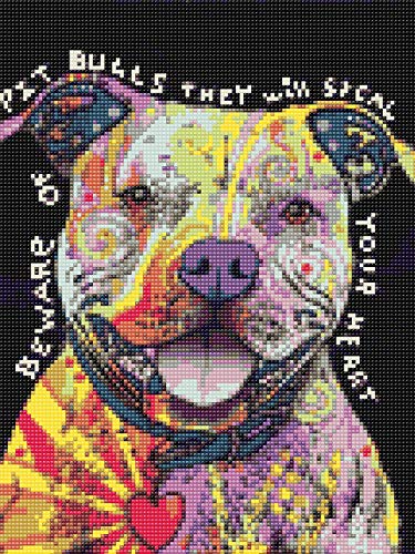 Dog Pit Bull | Diamond Painting