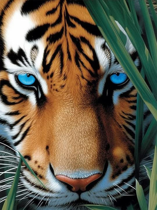 Tiger Blue Eyes | Diamond Painting