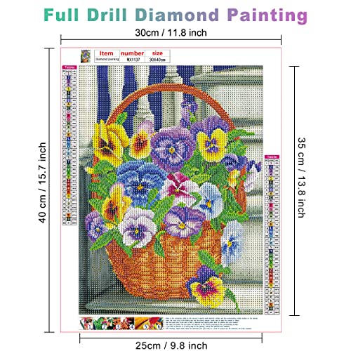 Flower In The Basket | Diamond Painting