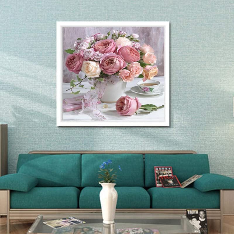 Pink Flower | Diamond Painting