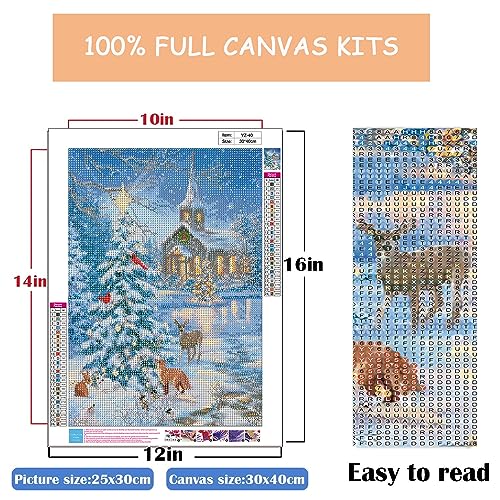 Snow Scene Christmas | Diamond Painting