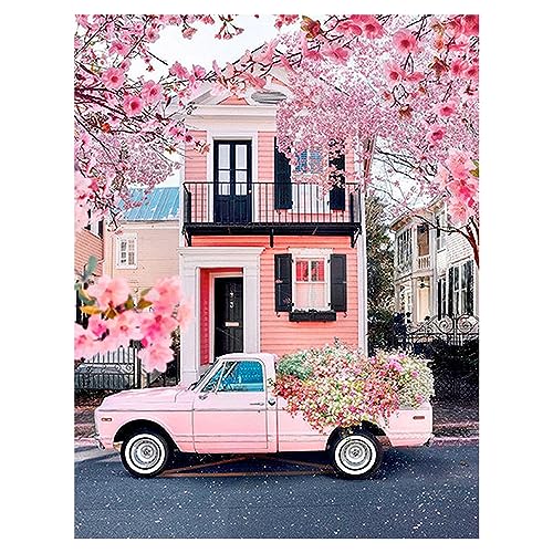 Pink Car | Diamond Painting