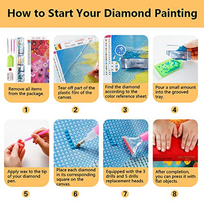 Colorful Flower | Diamond Painting