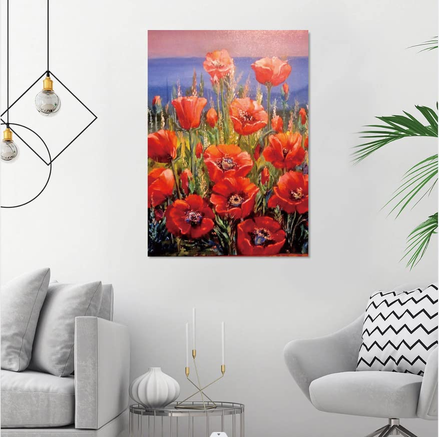 Red Flower | Diamond Painting