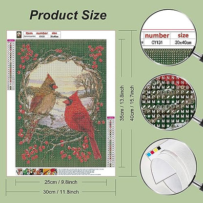 Cardinal Bird | Diamond Painting