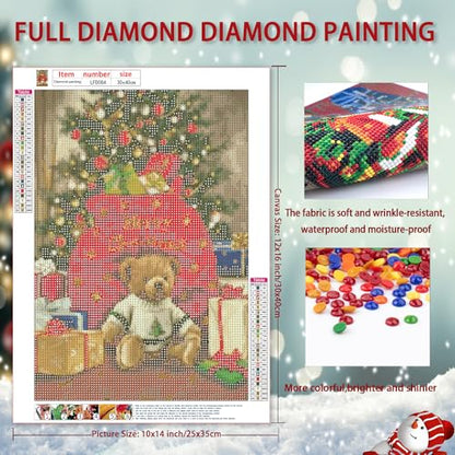 Teddy Bear Christmas | Diamond Painting