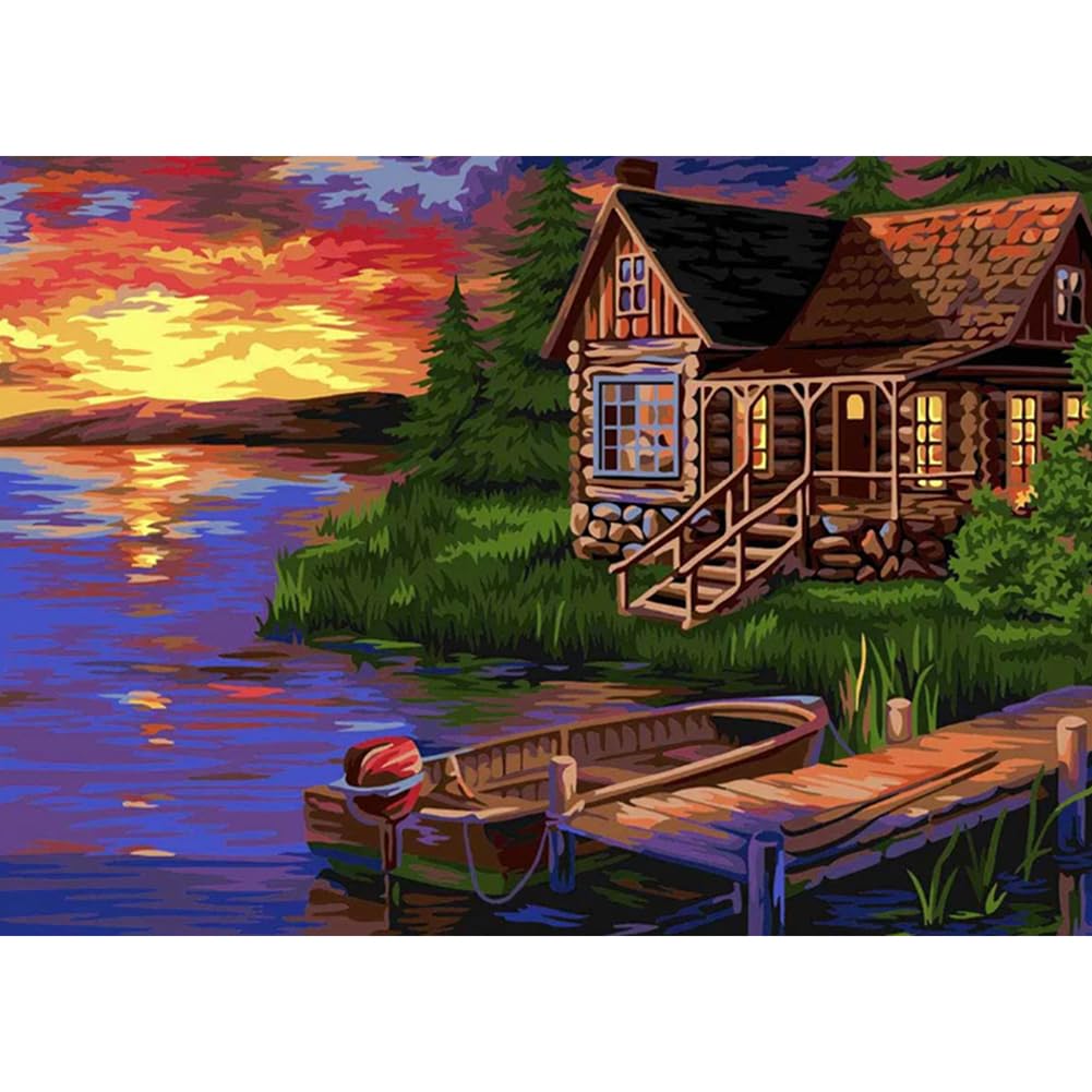 House By The River | Diamond Painting