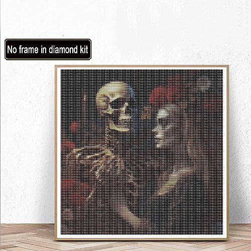 Rose Skeleton Girl Halloween | Diamond Painting