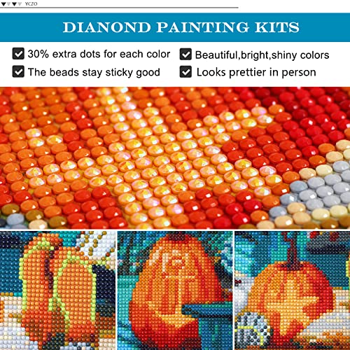 Pumpkin Beach Halloween | Diamond Painting