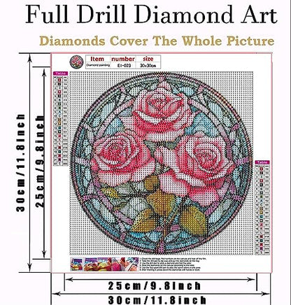 Glass Stained Flower | Diamond Painting