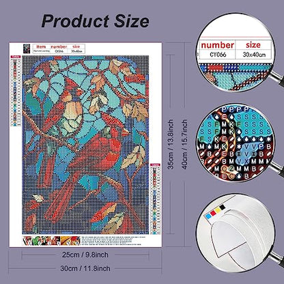 Cardinal Bird | Diamond Painting