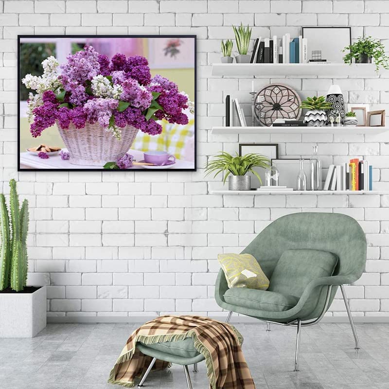 Lilac Flower | Diamond Painting