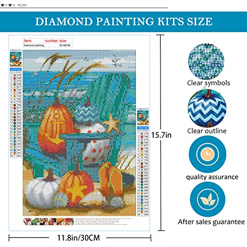 Pumpkin Beach Halloween | Diamond Painting