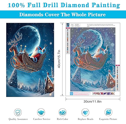 Santa Claus Christmas | Diamond Painting