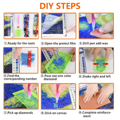 Dog English Bulldog | Diamond Painting