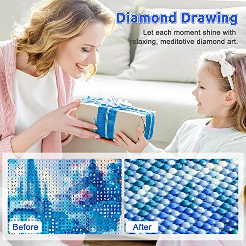 Magic Blue Flower | Diamond Painting