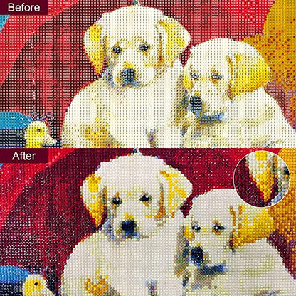 Yellow Dog Labrador | Diamond Painting