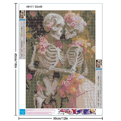 Halloween Skull Couple | Diamond Painting