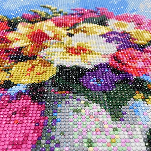 Flowers On The Table | Diamond Painting