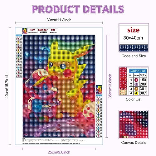 Pokemon Pikachu | Diamond Painting