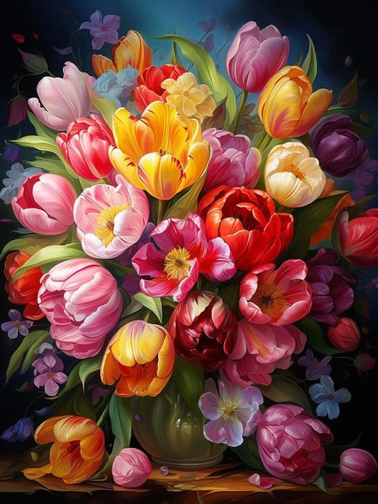 Colorful Flower | Diamond Painting