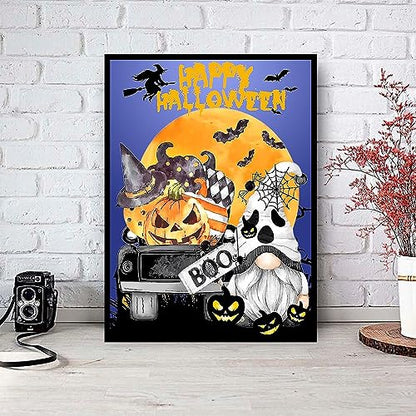 Gnome Pumpkin Halloween | Diamond Painting