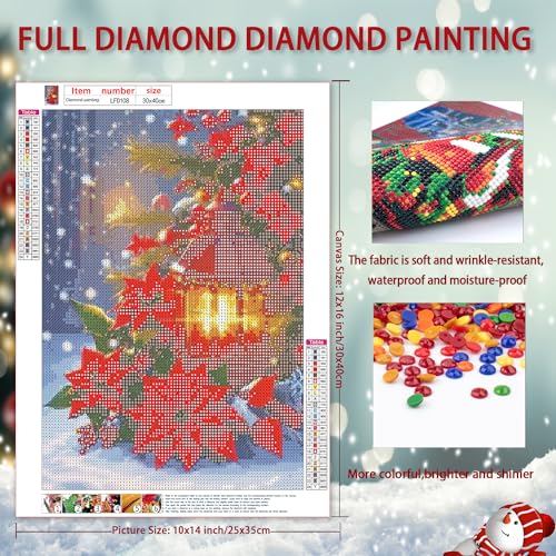 Flowers Christmas | Diamond Painting