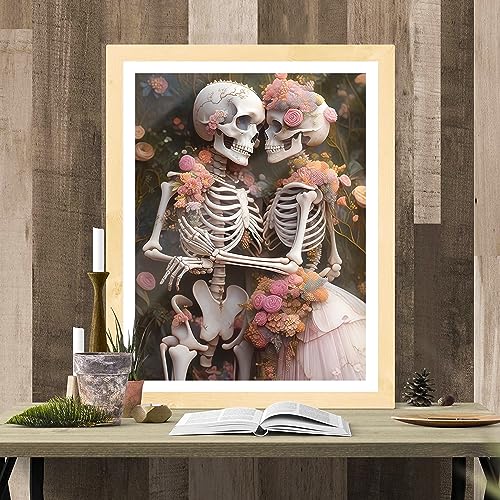 Halloween Skull Couple | Diamond Painting