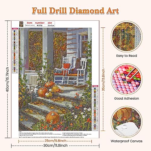 Outside The Door Flower | Diamond Painting