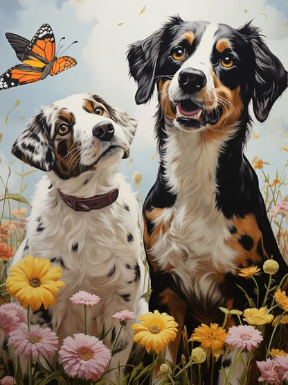 Bernese Mountain Dog | Diamond Painting