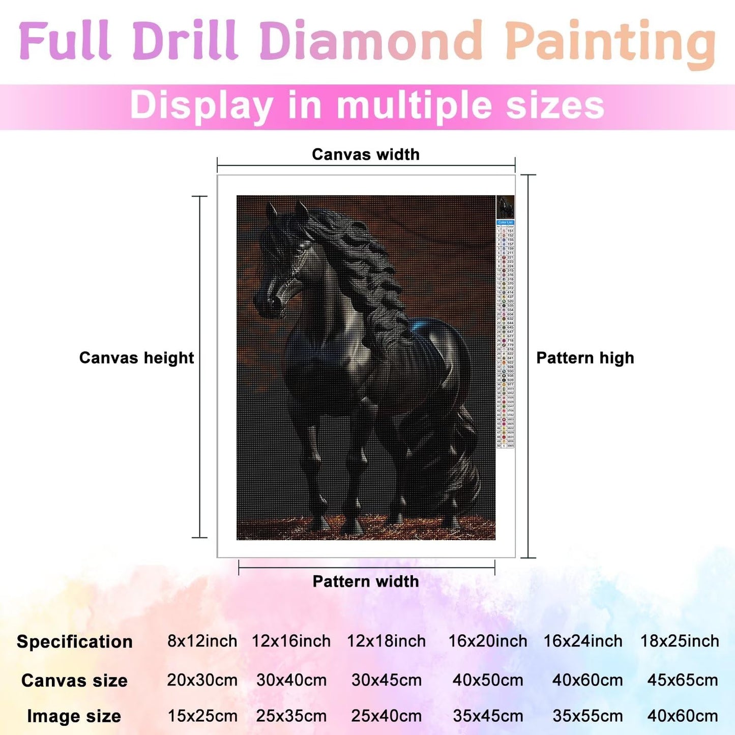 Black Horse | Diamond Painting