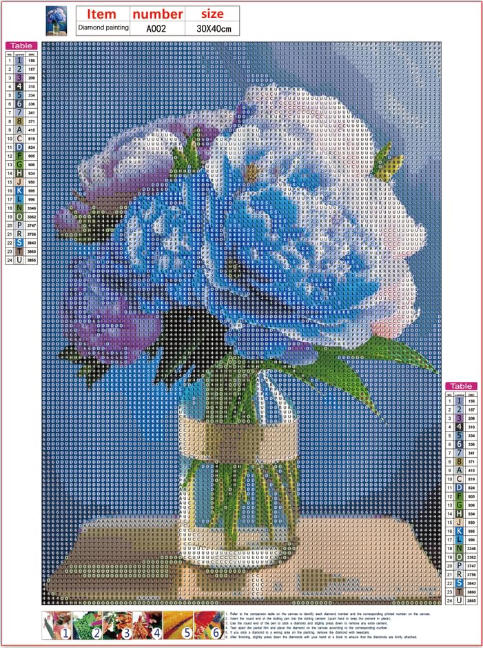 Flower In The Bottle | Diamond Painting