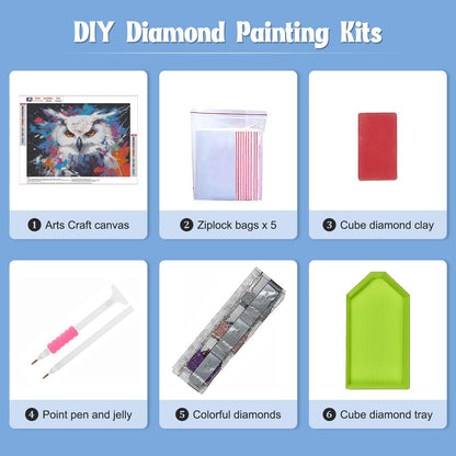 White Owl | Diamond Painting