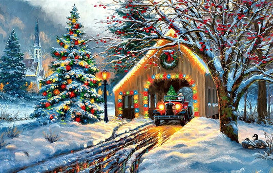 Christmas Car | Diamond Painting