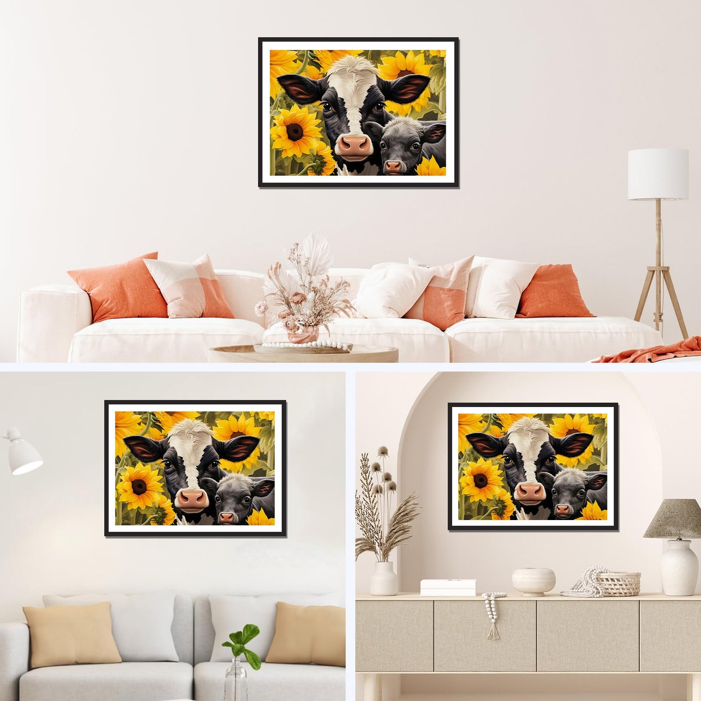 Flower Cow | Diamond Painting