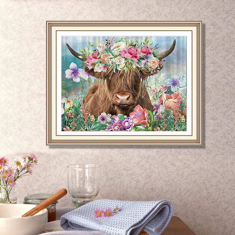 Highland Cow | Diamond Painting