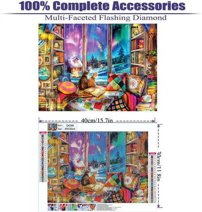 Snow Scene Christmas | Diamond Painting