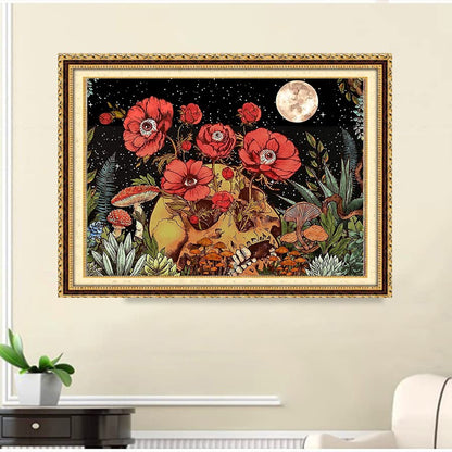 Night Moon Flower | Diamond Painting