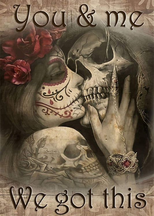 Couple Skeleton Halloween | Diamond Painting